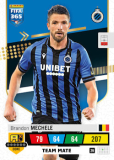 Brandon Mechele Club Brugge 2023 FIFA 365 Team Mate #29